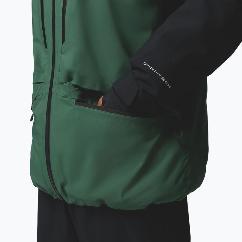 Giacca da sci da uomo Columbia Platinum Peak Insulated rain forest/black 11