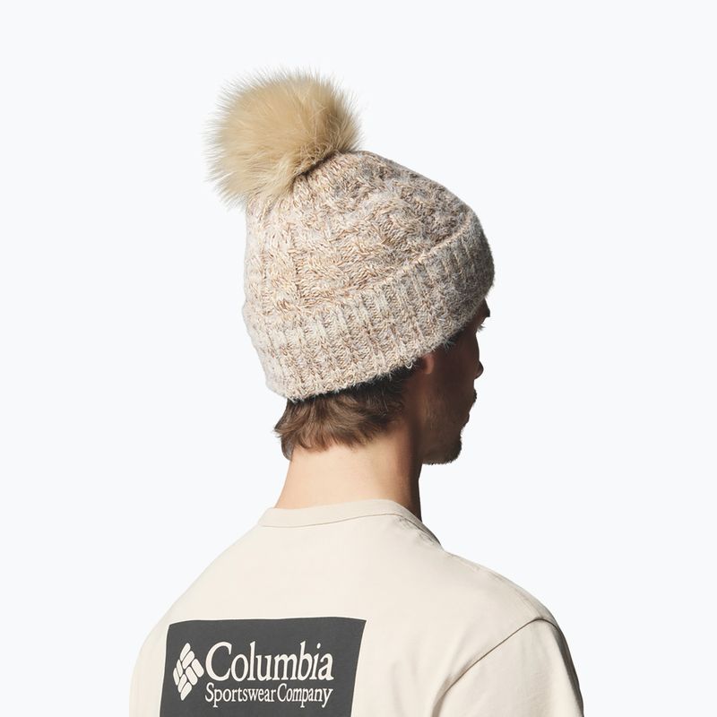 Cappello invernale Columbia Winter Blur II Beanie camel brown/skittles 4