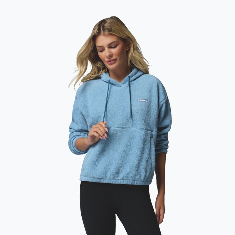 Pile donna Columbia Timber Meadow MTR Fleece Hoodie rainy day 3