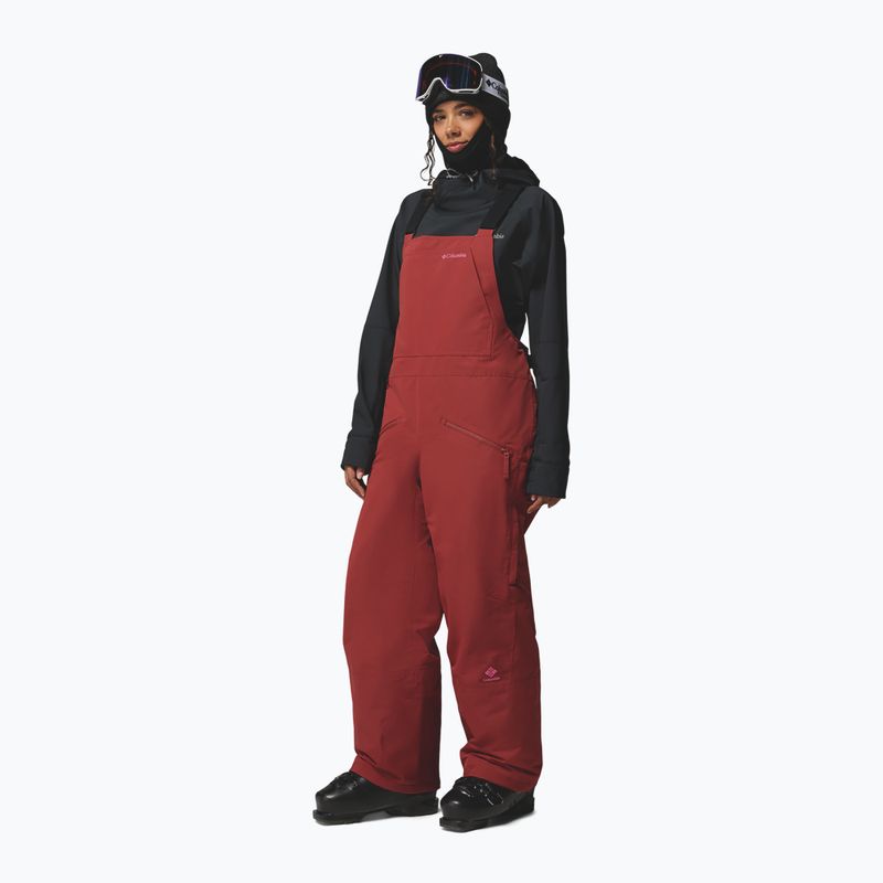 Pantaloni da sci da donna Columbia Coreshot Bib red oxide 4