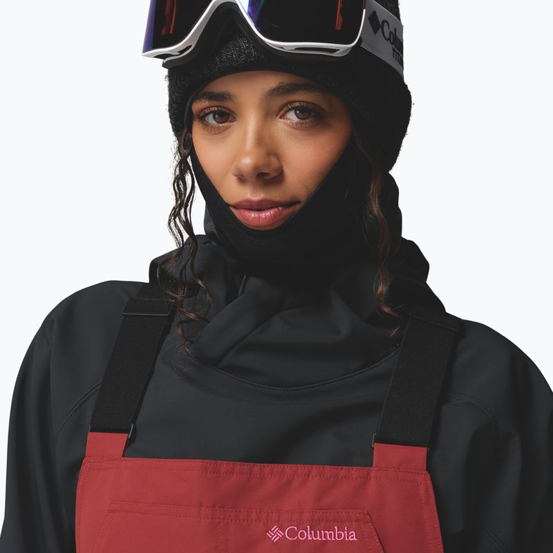 Pantaloni da sci da donna Columbia Coreshot Bib red oxide 5