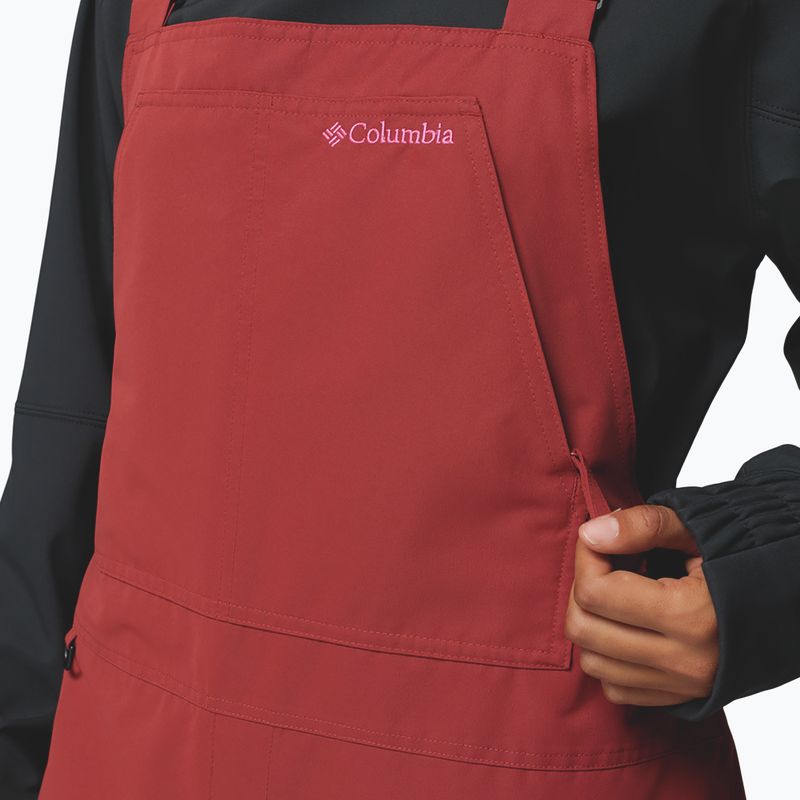 Pantaloni da sci da donna Columbia Coreshot Bib red oxide 6