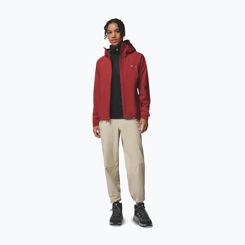 Giacca softshell da donna Columbia Trailborne 2.5L Shell red oxide 2