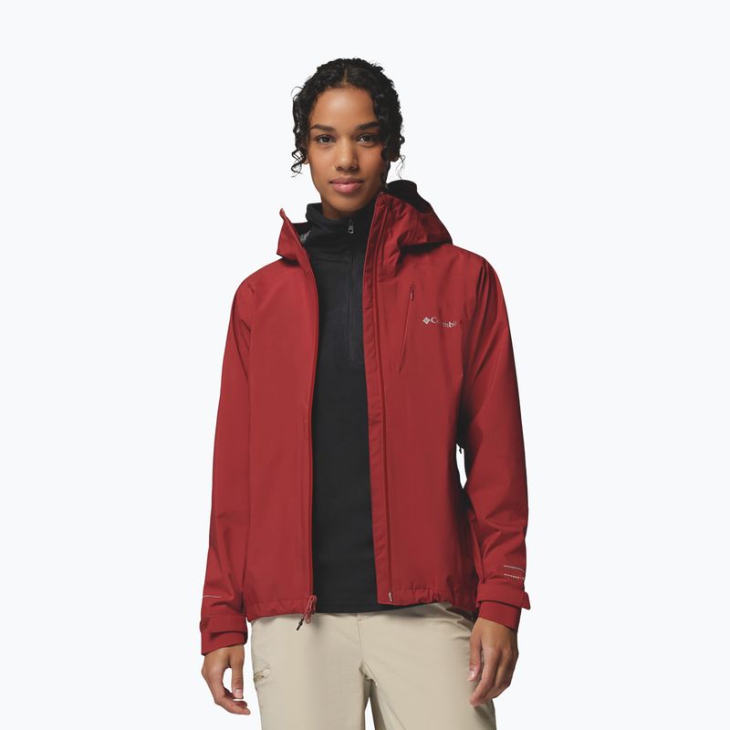 Giacca softshell da donna Columbia Trailborne 2.5L Shell red oxide 4