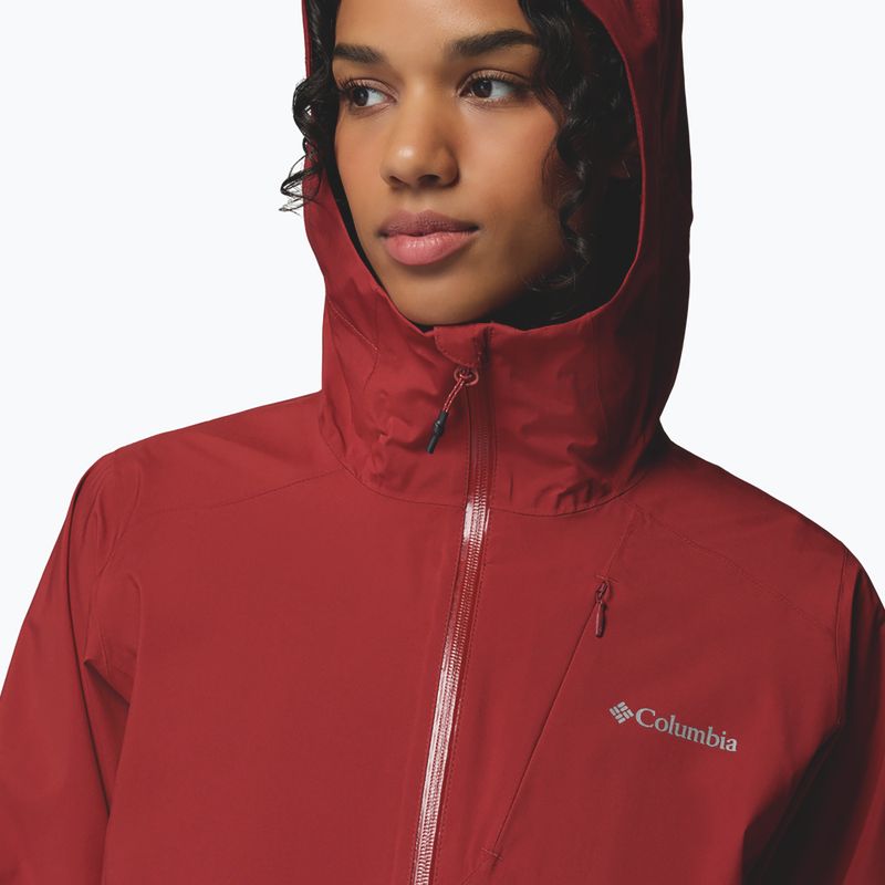 Giacca softshell da donna Columbia Trailborne 2.5L Shell red oxide 8