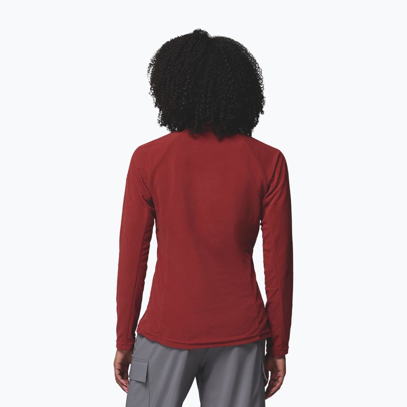 Pile donna Columbia Glacial IV 1/2 Zip Red Oxide 3
