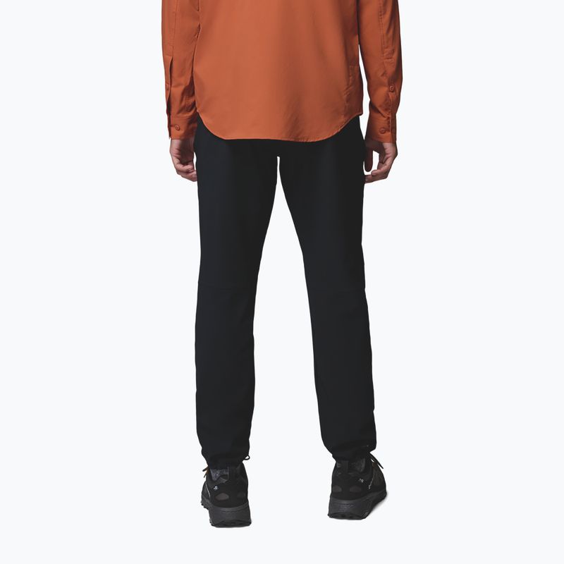 Pantaloni da trekking da uomo Columbia Essential Hike™ Brushed Back black 3