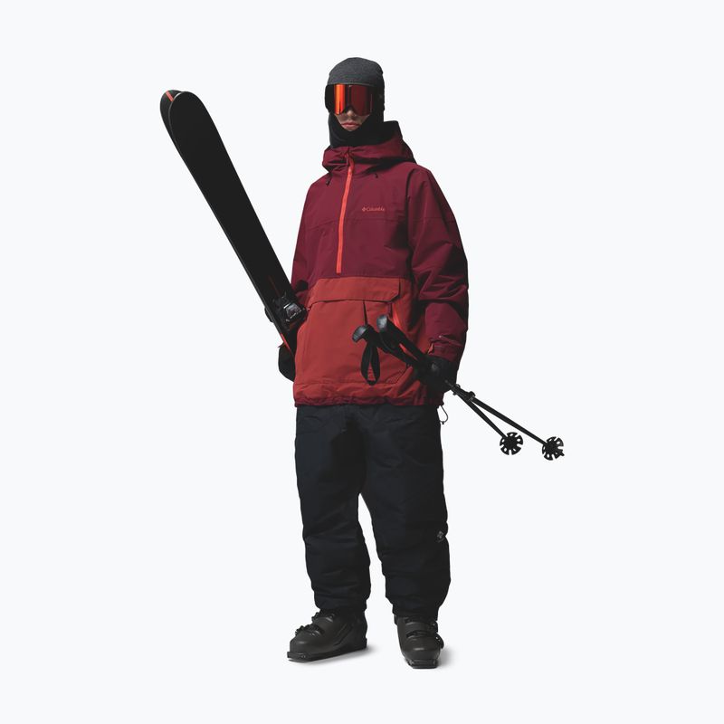 Giacca da snowboard uomo Columbia Coreshot Shell Anorak red oxide/rich wine 2