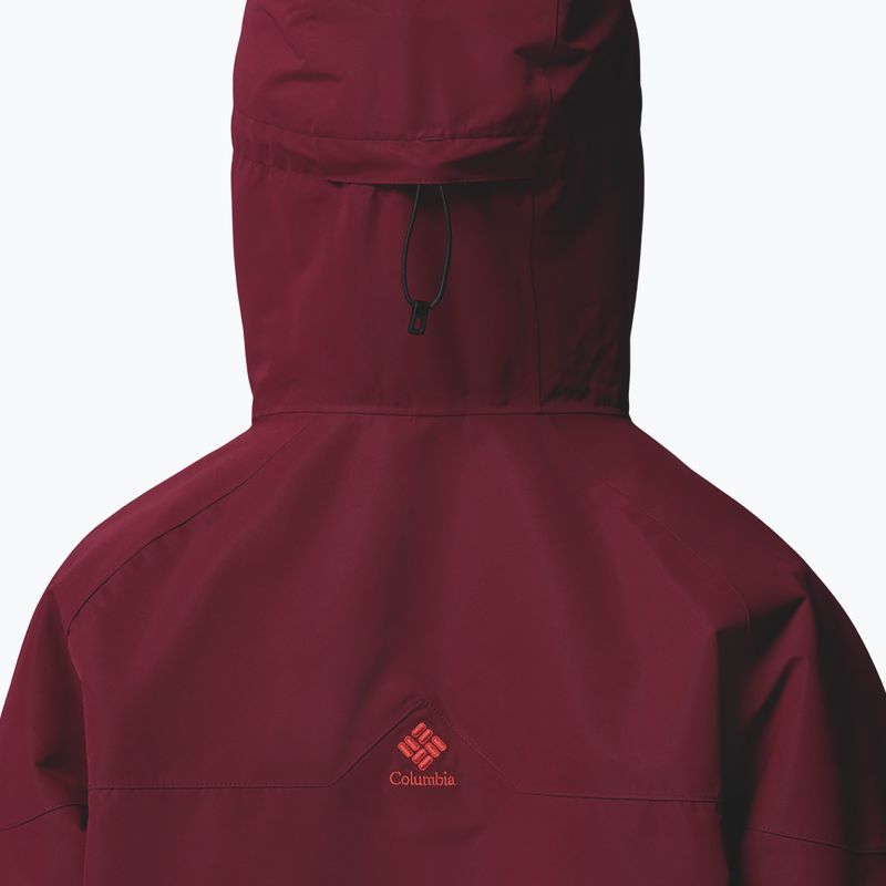 Giacca da snowboard uomo Columbia Coreshot Shell Anorak red oxide/rich wine 7