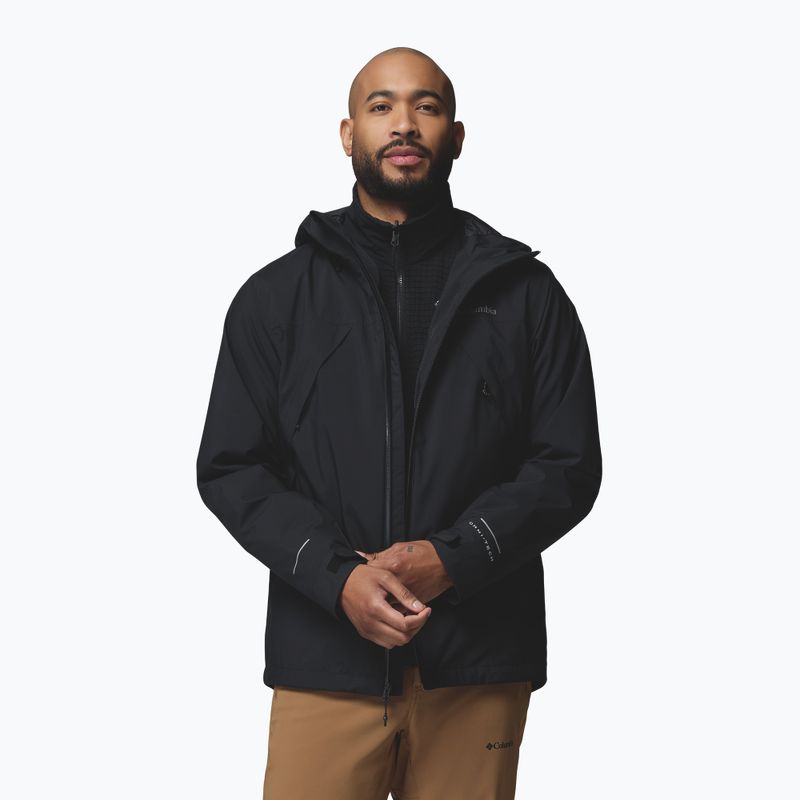 Giacca 3-in-1 da uomo Columbia Trailborne Interchange black 5