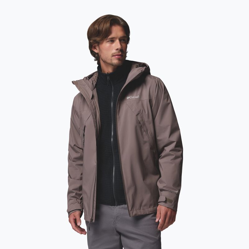 Giacca 3-in-1 da uomo Columbia Trailborne Interchange iron 5