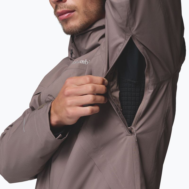 Giacca 3-in-1 da uomo Columbia Trailborne Interchange iron 10