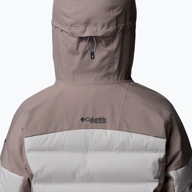 Giacca da sci da donna Columbia Glacier Ridge Down iron/flint grey 8