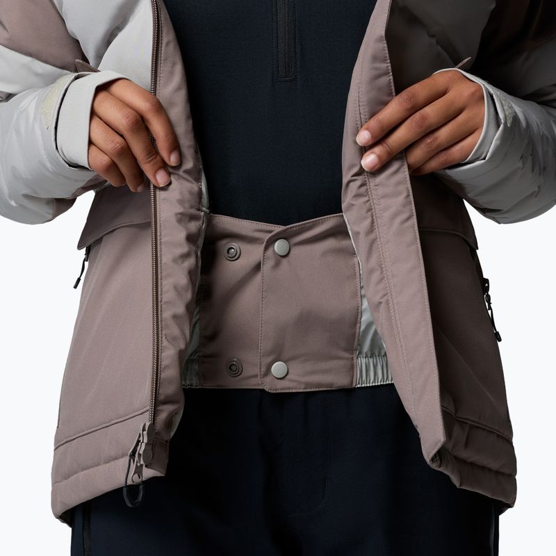 Giacca da sci da donna Columbia Glacier Ridge Down iron/flint grey 12