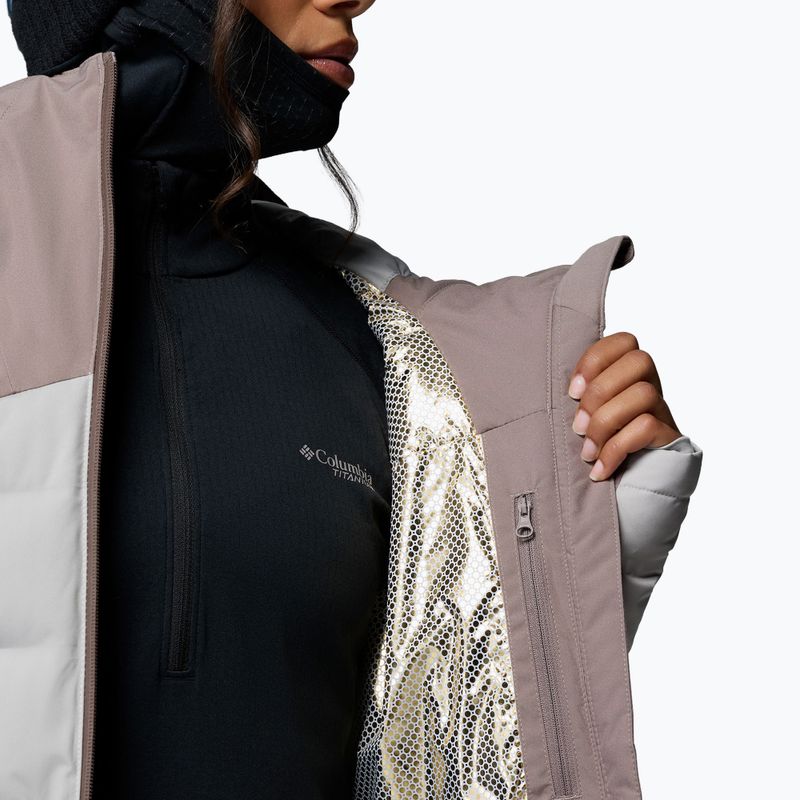Giacca da sci da donna Columbia Glacier Ridge Down iron/flint grey 13