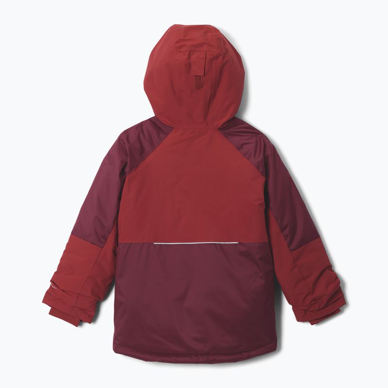 Giacca da sci bambino Columbia Mighty Mogul III Rich Wine/Red Oxide 2