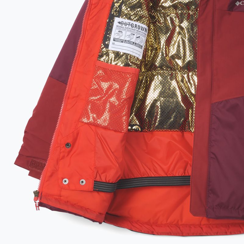 Giacca da sci bambino Columbia Mighty Mogul III Rich Wine/Red Oxide 3