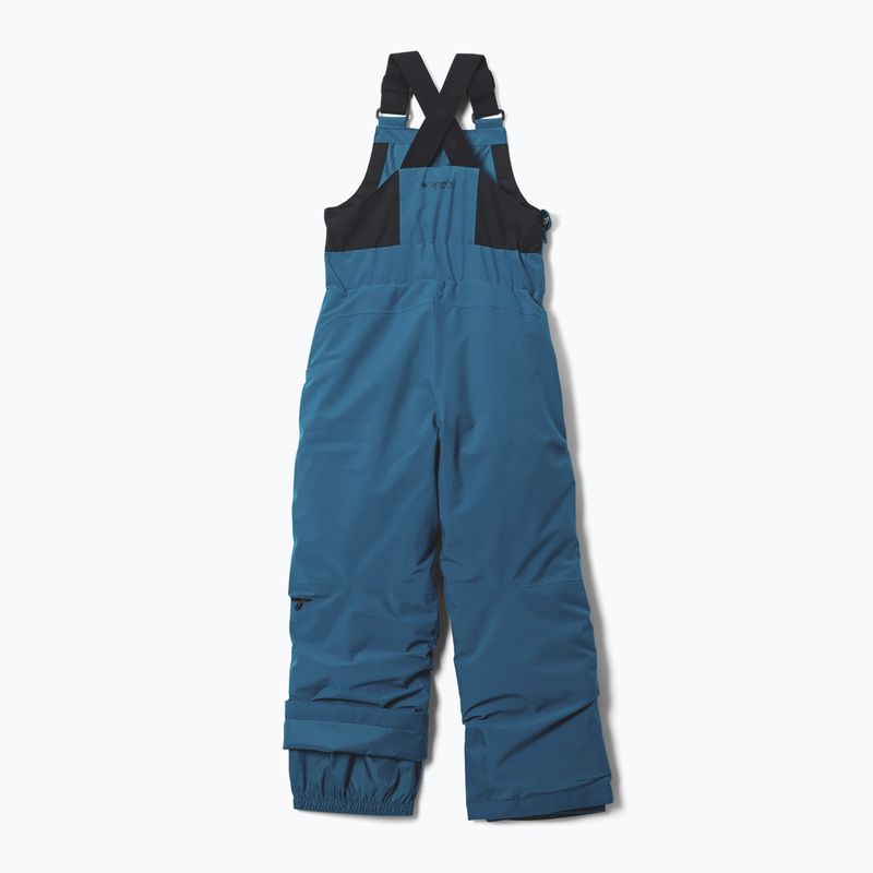Pantaloni da sci per bambini Columbia Holcomb Grove Bib phoenix blue/black 2