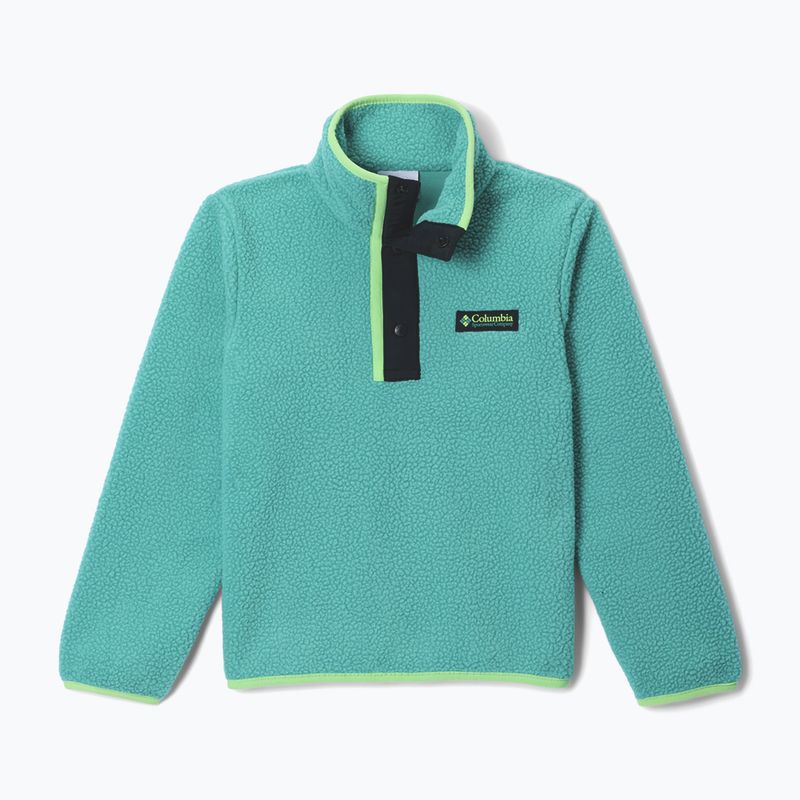 Pile felpato bambino Columbia Halvetia II Half Snap Fleece teal/black