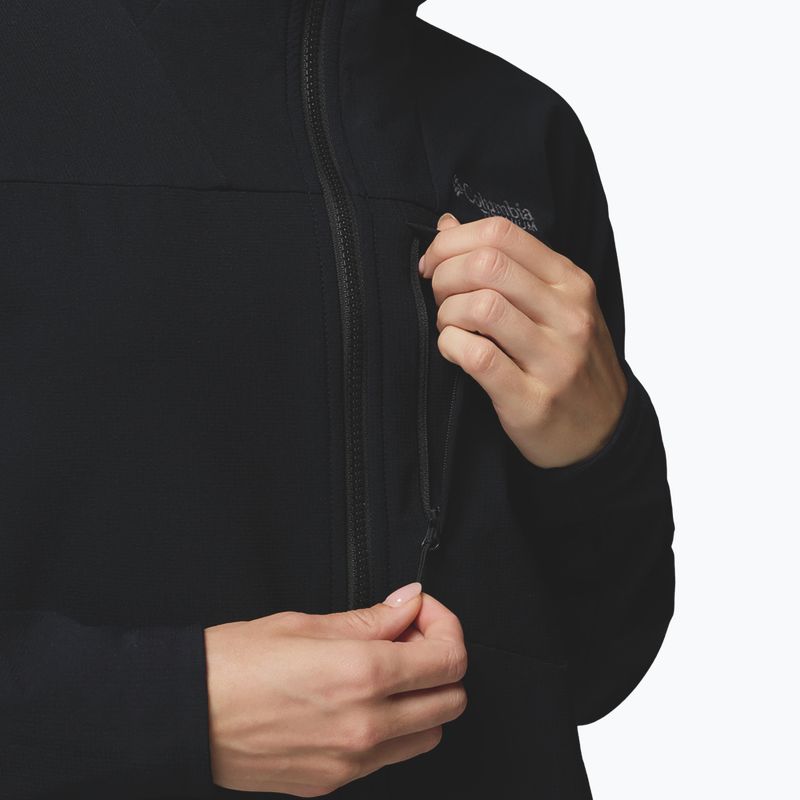 Giacca softshell da donna Columbia Tennen Mountain Hooded Softshell black 8