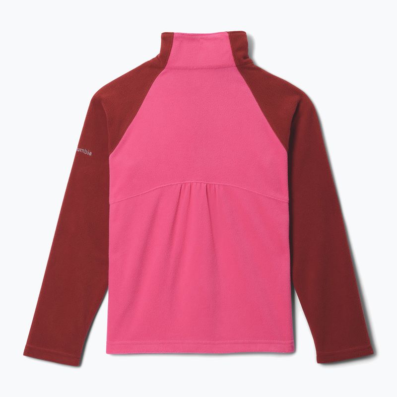 Pile felpato bambino Columbia Glacial Fleece Half Zip nico/red oxide 2
