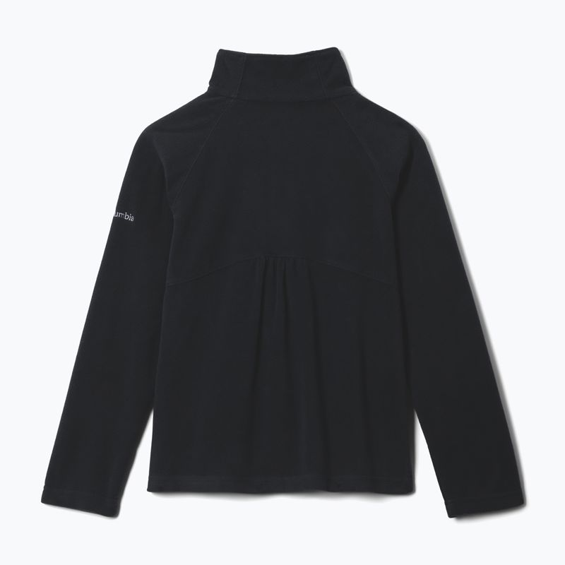 Pile felpato bambino Columbia Glacial Fleece Half Zip Black 2