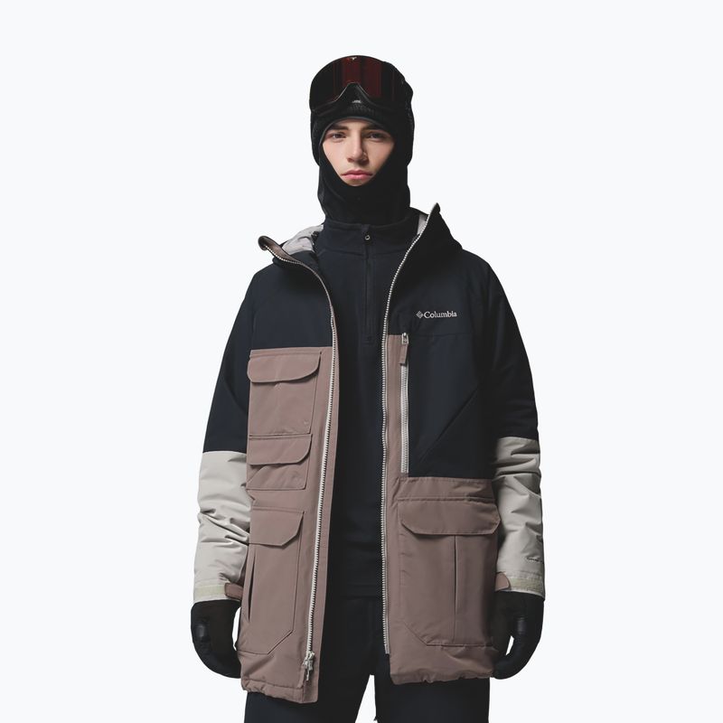 Giacca da snowboard uomo Columbia Coreshot iron/black/flint grey 4