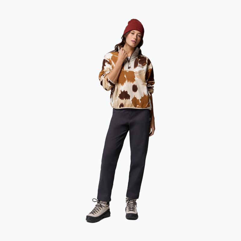 Pile donna Columbia Sequoia Grove II Printed Half Zip camel brown ikatbloom 2