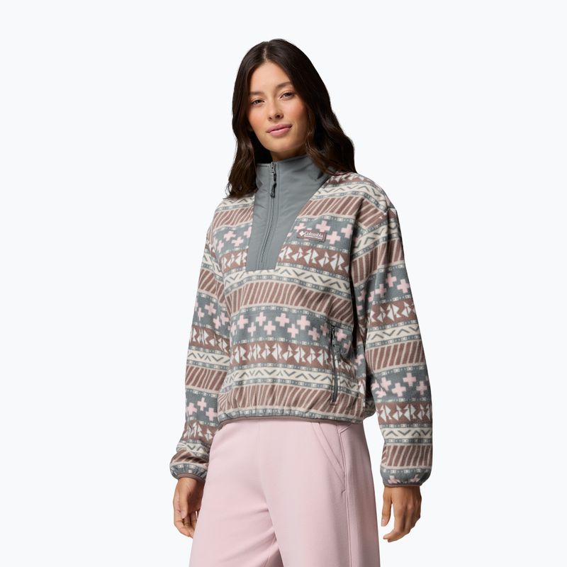 Pile donna Columbia Sequoia Grove II Printed Half Zip Iron Wizard Island 4