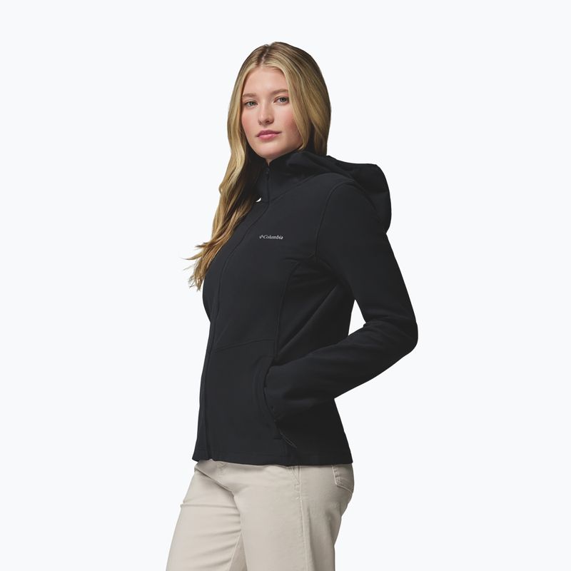 Giacca da donna Columbia Star Valley Hooded Full Zip black 5