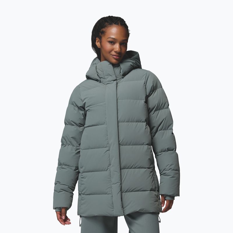 Piumino donna Columbia Amaze Puff Mid Hooded sedona sage 4