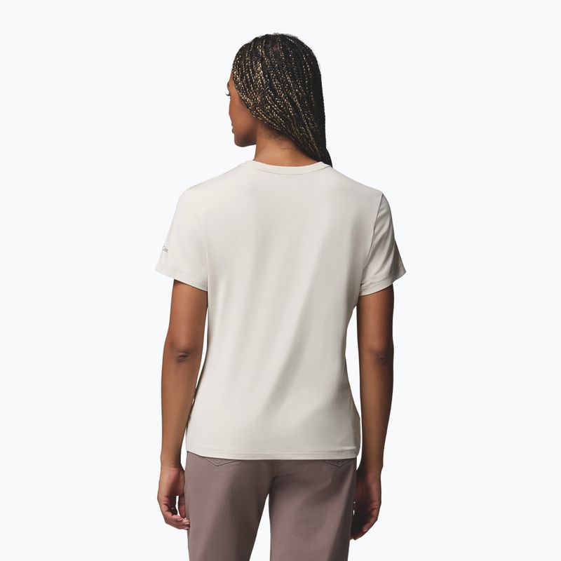 Maglietta da donna Columbia Parsons Point SS Graphic Tee dark stone heather/treescape 3