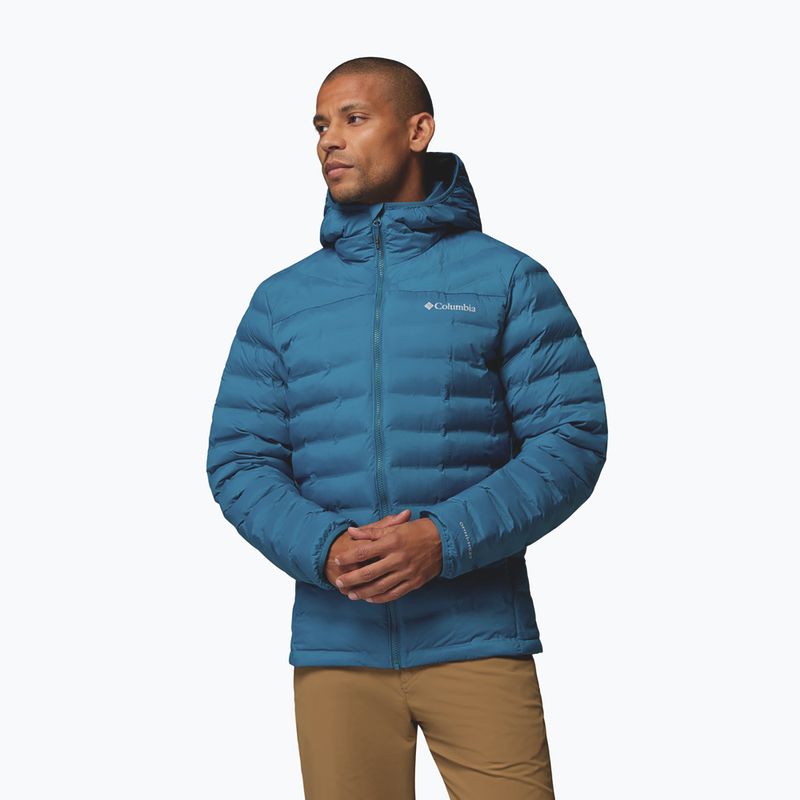 Giacca uomo Columbia Terwiliger Trail Heat Seal Hooded phoenix blue 5