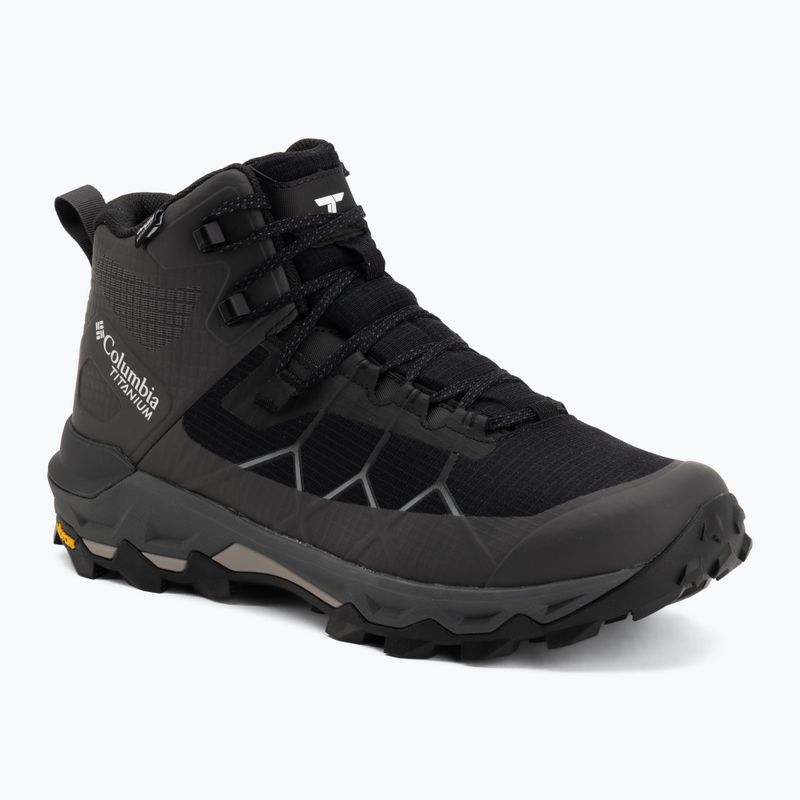 Scarpe da trekking uomo Columbia Peakfreak Titanum Outdry Mid black/ti titanium