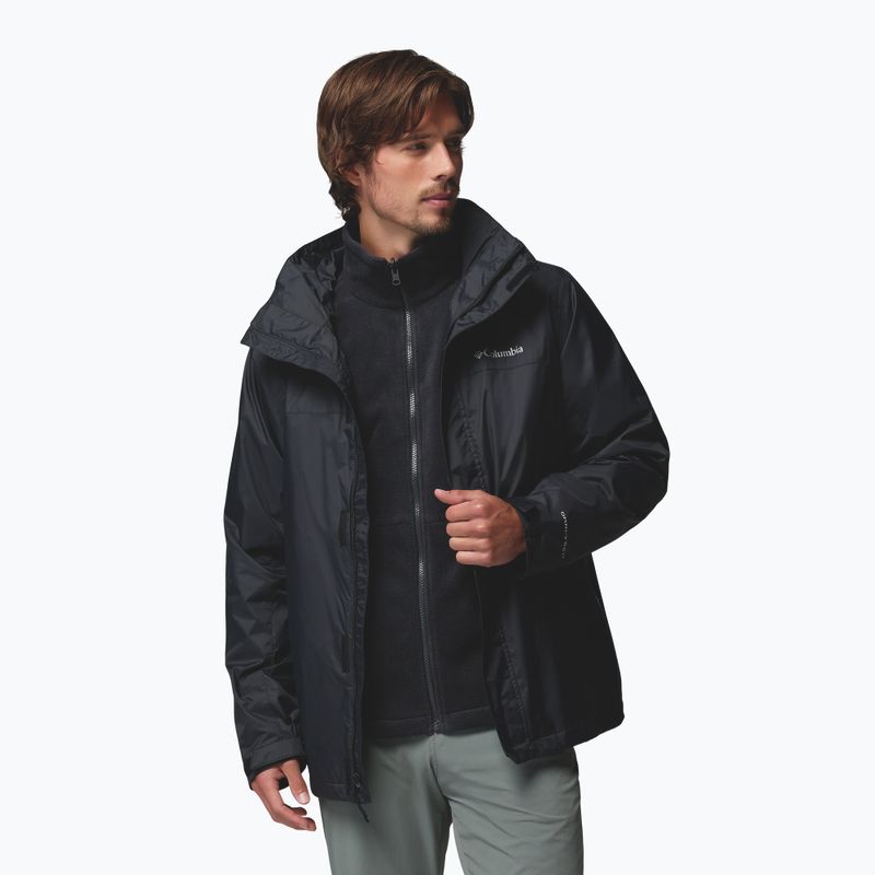 Giacca 3-in-1 da uomo Columbia Watertight Interchange black 5