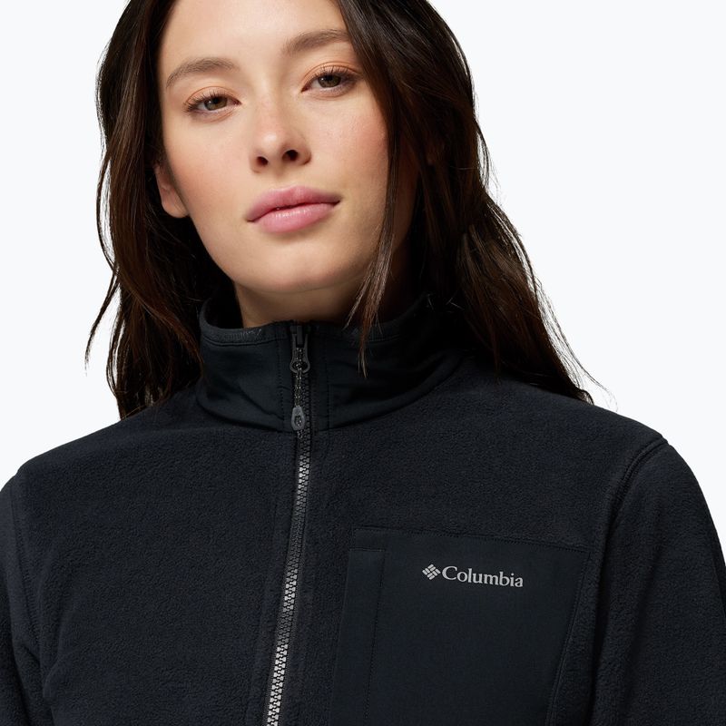 Pile donna Columbia Pacific Arch 200 Half Zip Fleece Black 6