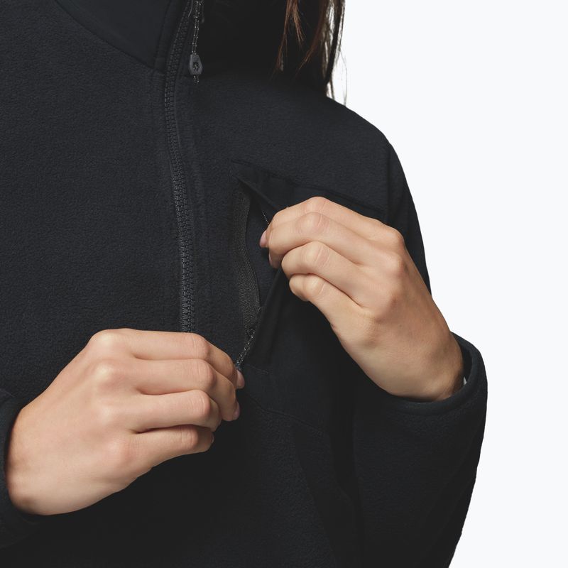 Pile donna Columbia Pacific Arch 200 Half Zip Fleece Black 7