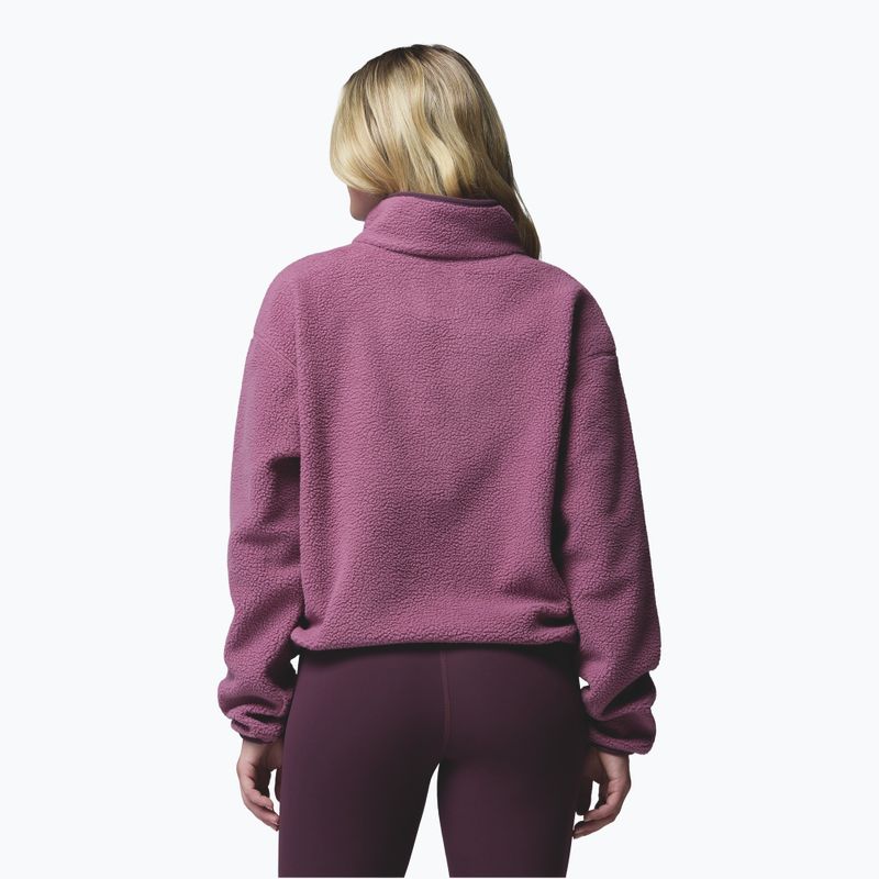 Pile donna Columbia Helvetia II Cropped Half Snap Fleece antique mauve/mineral pink 3
