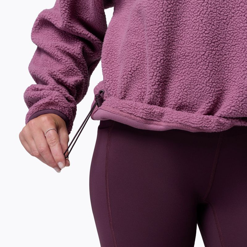 Pile donna Columbia Helvetia II Cropped Half Snap Fleece antique mauve/mineral pink 6