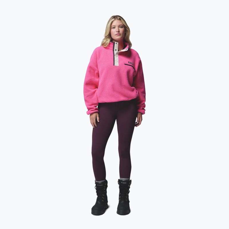 Pile donna Columbia Helvetia II Cropped Half Snap Fleece nico/dark stone 2