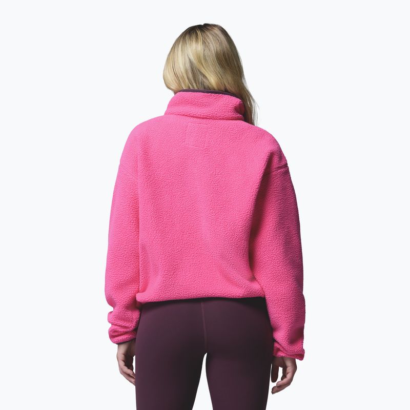 Pile donna Columbia Helvetia II Cropped Half Snap Fleece nico/dark stone 3