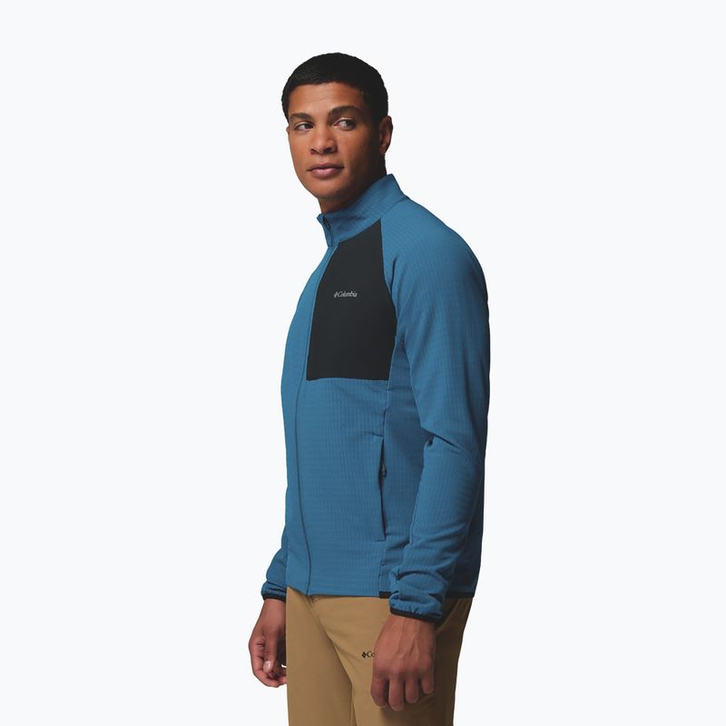 Pile uomo Columbia Superior Summit Grid Full Zip phoenix blue 5