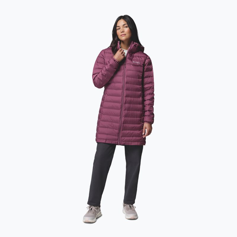 Piumino donna Columbia Lake 22 II Down Long Hooded antique mauve 2