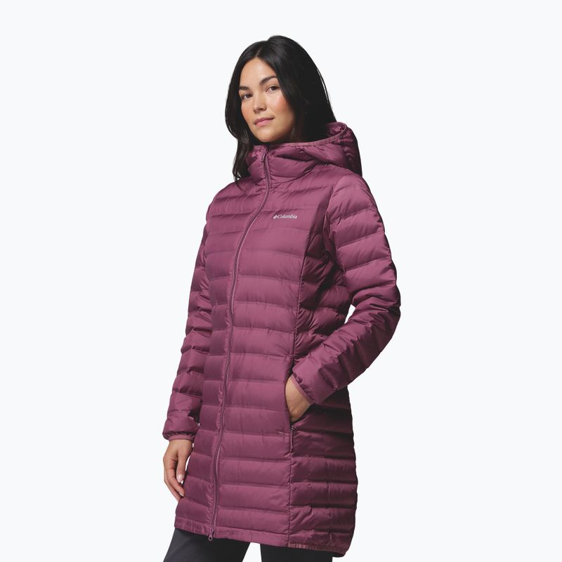Piumino donna Columbia Lake 22 II Down Long Hooded antique mauve 4