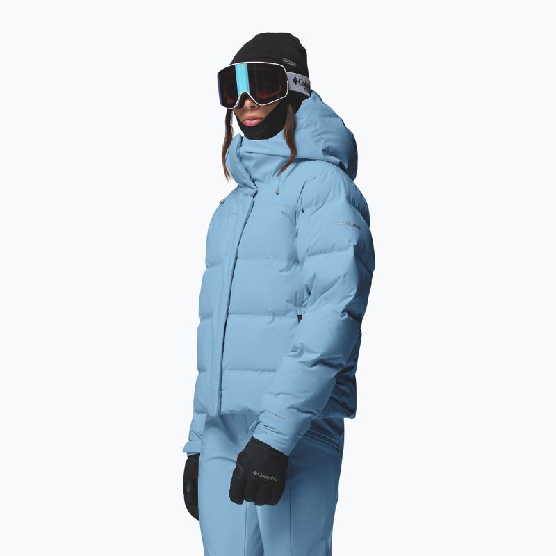 Giacca da sci da donna Columbia Roffe Ridge Down Heat Seal rainy day 4