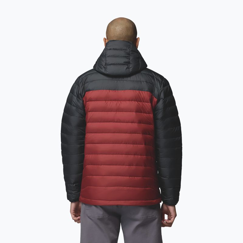 Giacca uomo Columbia Powder Lite II Hooded red oxide/shark 3