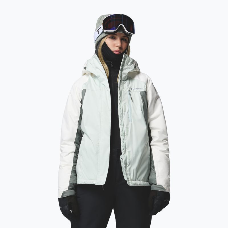 Giacca da sci da donna Columbia Snowy Summit Ins tea light/sedona sage/sea salt x dye 4