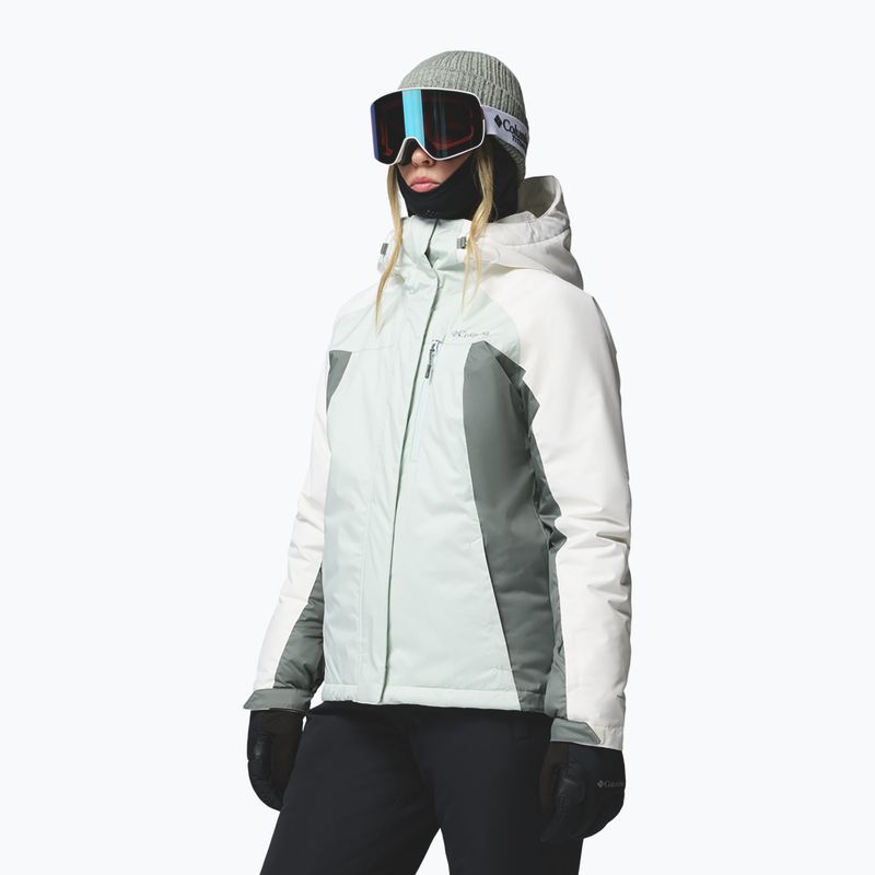 Giacca da sci da donna Columbia Snowy Summit Ins tea light/sedona sage/sea salt x dye 5