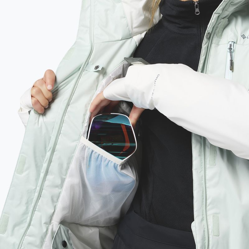 Giacca da sci da donna Columbia Snowy Summit Ins tea light/sedona sage/sea salt x dye 8