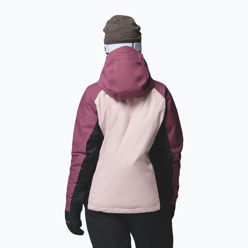 Giacca da sci da donna Columbia Snowy Summit Ins mineral pink/black/antique mauve x dye 3